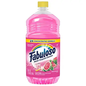 Fabuloso Multi Surface All Purpose Floor Cleaner, Watermelon Scent, 56 fl oz Fragrance Household Kitchen Cleaning Scented Perfume Colorful Burst