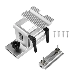 fathersdaygift VEVOR Bench Grinder Tool Rest, Adjustable Replacement Tool Rest Sharpening Jig for 6 or 8 Bench Grinder - with Flat Miter Slide for 0 - 2.5 inch Wide Blades and Chisels