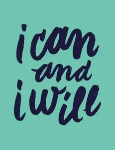 USED-I Can and I Will: 100 Pages Ruled - Notebook, Journal, Diary (Large, 8.5 x 11) by Publishing, Star Power (Paperback)