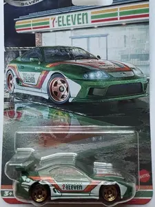 2025 hot wheels Toyota Supra silver series 711 exclusive