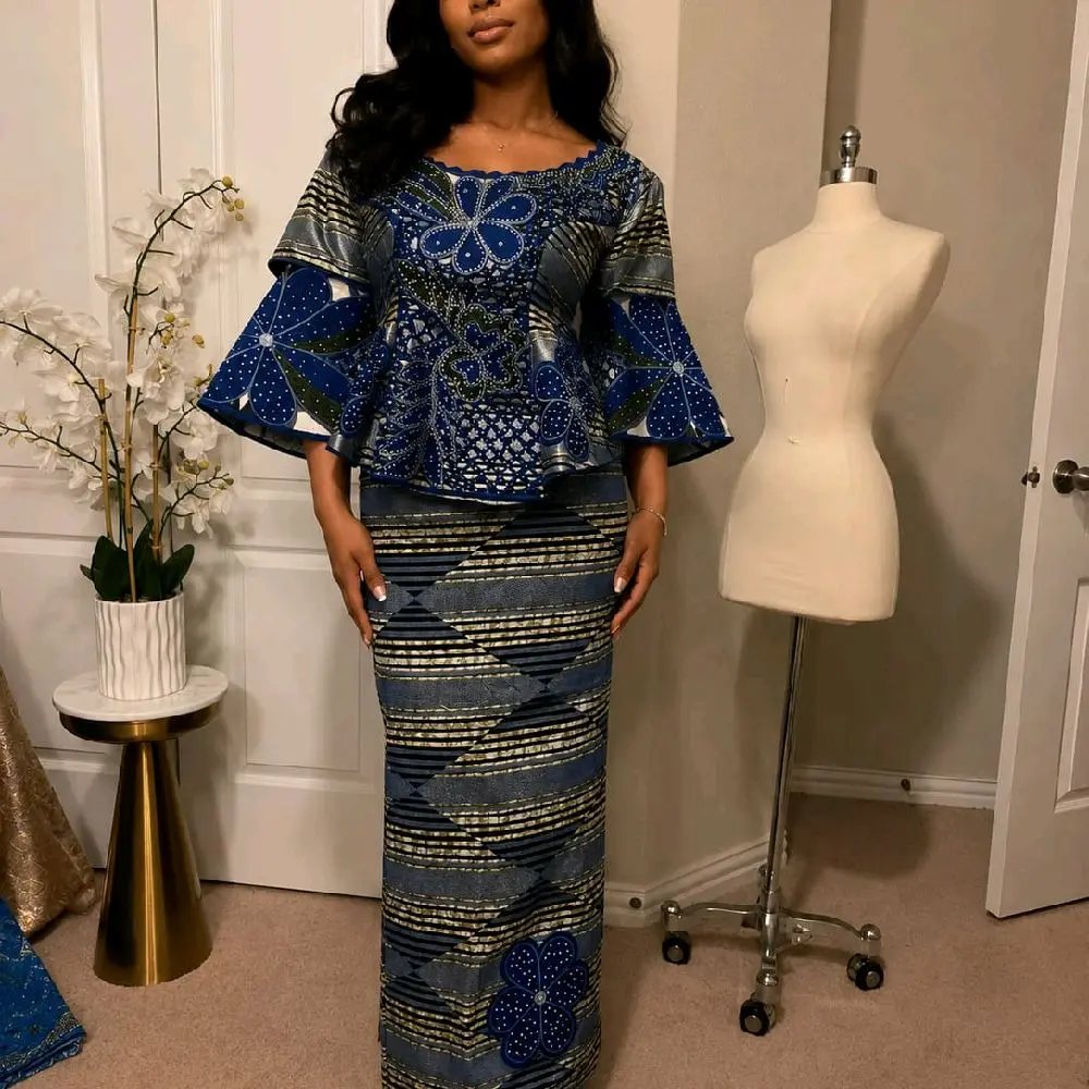 skirt and top Ankara fabric