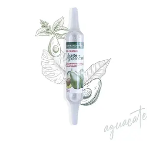 Bio Complex Hair Ampoule with Avocado Oil - Dominican Viral Shine & Moisture Boost for Dry Hair, 15 mL (0.5 fl oz) - 1 Count, Alcohol Free - Haircare Restore Hydrating Haircare