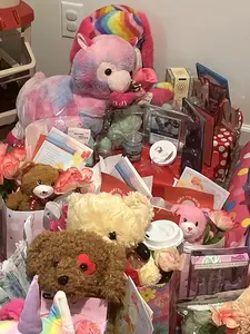 Valentine’s gift with teddy bear  Valentine’s Day