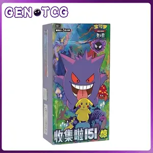 Pokemon pack collectibles mon box GENOTCG Poké Chinese TCG Collectible 151C Surprise Slim Box Unopened 15 Booster Packs 5 Cards Each Simplified Chinese Version Trick or Trade Terastal Festival Poké Phantom Fire Charizard X Valuable Car booster