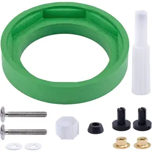 Tank to Bowl Gasket Kit  Standards Toilet Part  4 AS738756-0070A, 3 Inch Toilet Tank Replacement Kit Includes Gasket & Bolt Kit with Handle