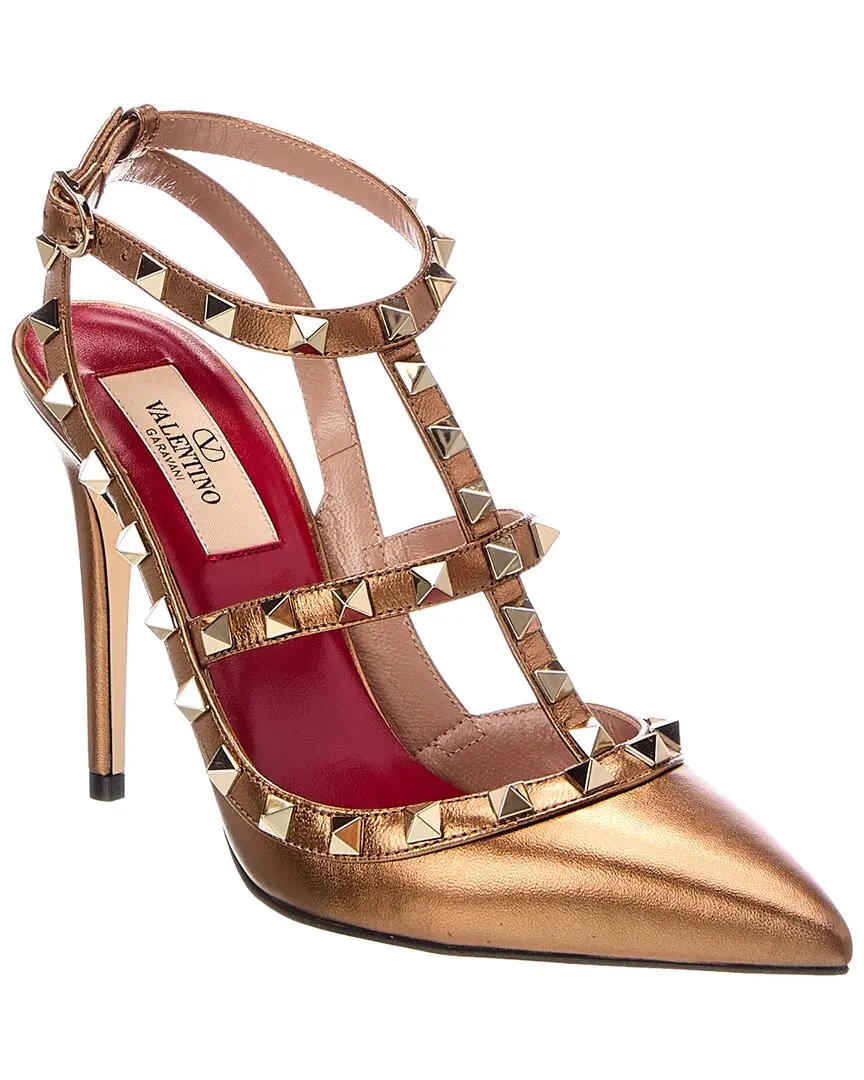 Valentino Rockstud Caged 100 Leather Pump