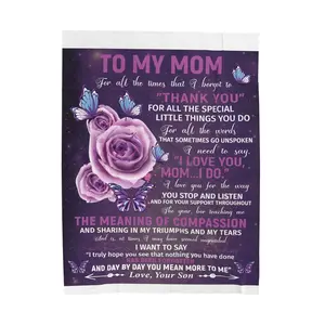 Mother's Day blanket from Son