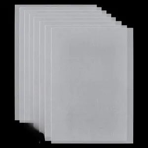 8PCS luminous plastic heat shrink sheets. A4 rectangular fog white glow in the dark shrink plastic sheet DIY craft film creative craft supplies production materials