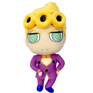 Jojo's S4 - Giorno Giovanna SD Pose Plush 8"H