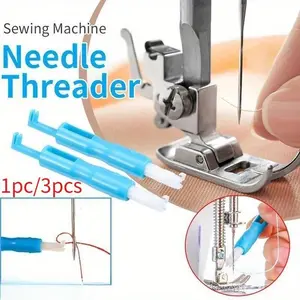 1/3pcs Sewing Machine Needle Threader Automatic Threader Quick Sewing Threader Needle Threading Insertion Tool for Sew Machine