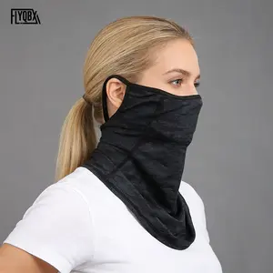 Breathable Multifunctional Neck Gaiter Face Mask, Windproof Dustproof, Moisture Wicking, Suitable for Summer Sports and Cycling
