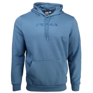 PUMA Mens Tonal Logo Hoodie Casual Outerwear Casual - Blue