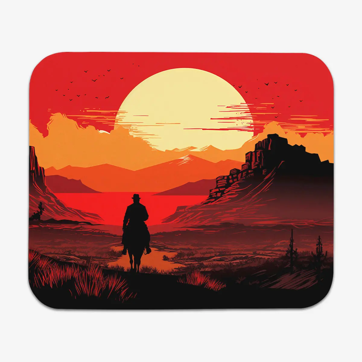 Lone Cowboy Mousepad