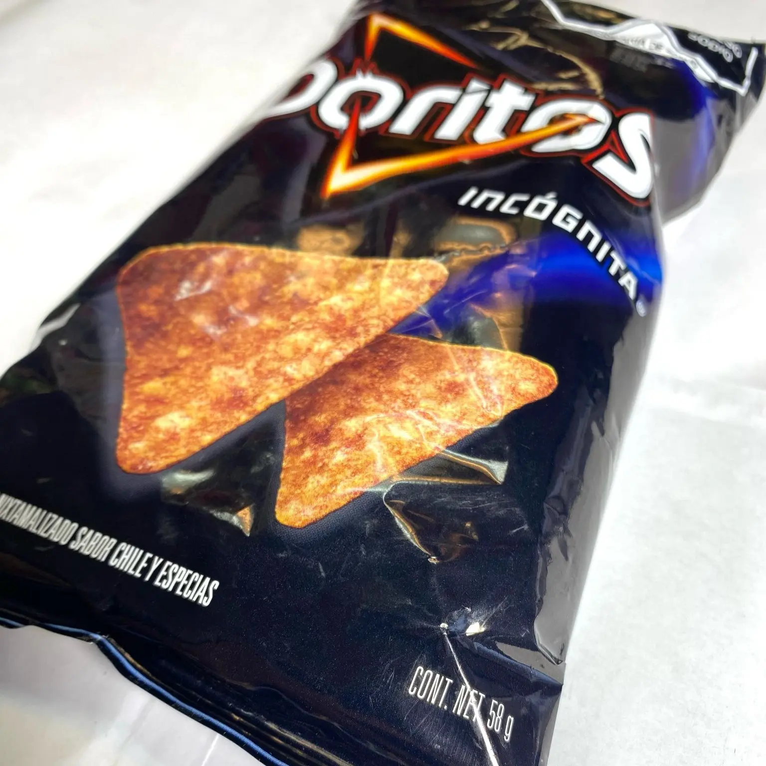 100 BAGS - DORITOS INCOGNITA - 58 GRAMS PER BAG