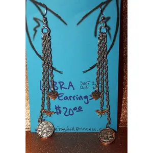 Zodiac Earrings- LIBRA