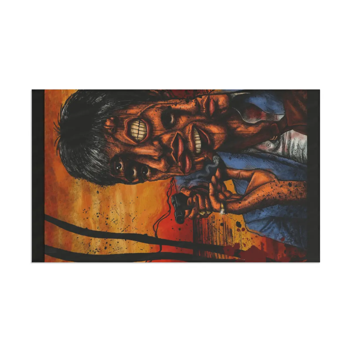 Scarface Abstract Flag
