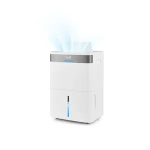 96 Pints Dehumidifier with 24H Timer and 3-Color Indicator