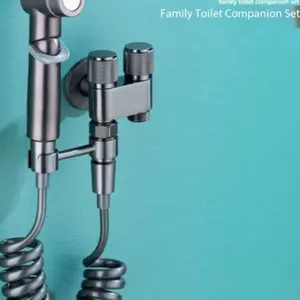 High-End Copper Shower Faucet, New Model Dual Control Water Spray, Powerful Sprayer for Bathroom, Durable Angle Valve Design