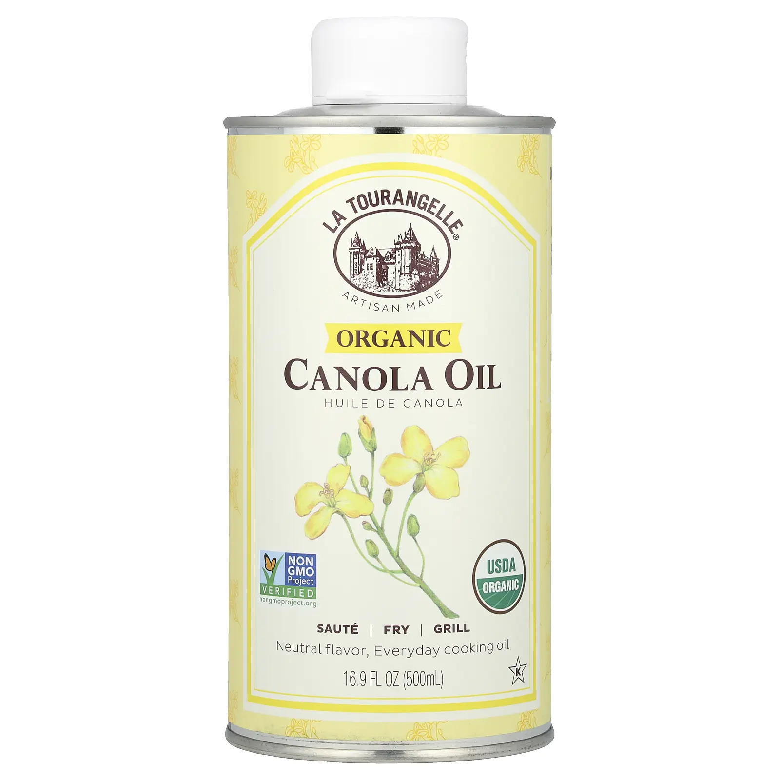 La Tourangelle Organic Canola Oil, 16.9 fl oz (500 ml)