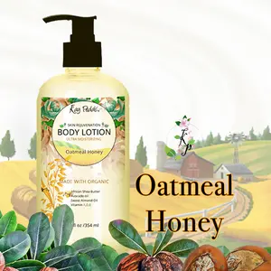 Kay Pedals Oatmeal Honey Organic Body Lotion 350g Ultra Moisturizing Cream with Shea Butter & Almond Oil for Hydrated Skin Moisturizer Cosmetic