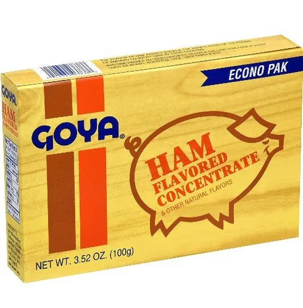 Goya Natural Ham Flavor Spice Powder Concentrate, 18 Individual Envelopes, 3.52 oz