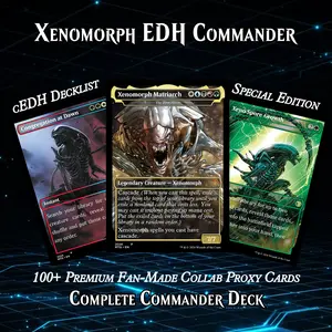 ALIEN COMMANDER MTG PROXY DECK – COLLECTOR SET (113 CARDS)