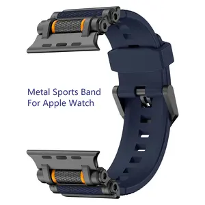 Mechanical Rotating Wheel Compatibility with 42-49mm Apple Watches, Smart Watch Accessories – Fits Apple Watch Ultra 3/2/1/SE, Series 11-1.Quick-release pins allow easy installation and removal without extra tools. 【Watch Not Included】