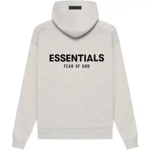Fear of God Essentials Hoodie Light Oatmeal Over Size - Oversized Fit & Sophisticated Color for Everyday Wear