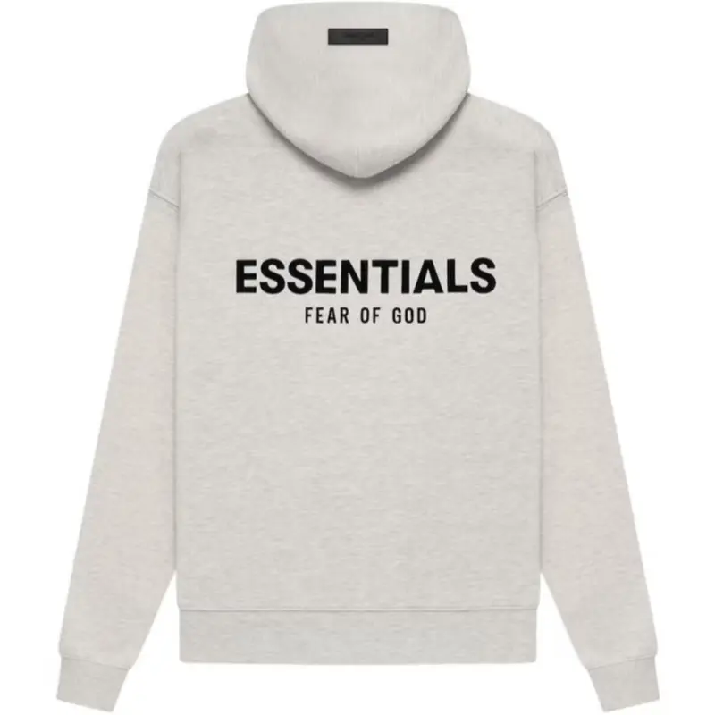 Fear of God Essentials Hoodie Light Oatmeal Over Size - Oversized Fit & Sophisticated Color for Everyday Wear