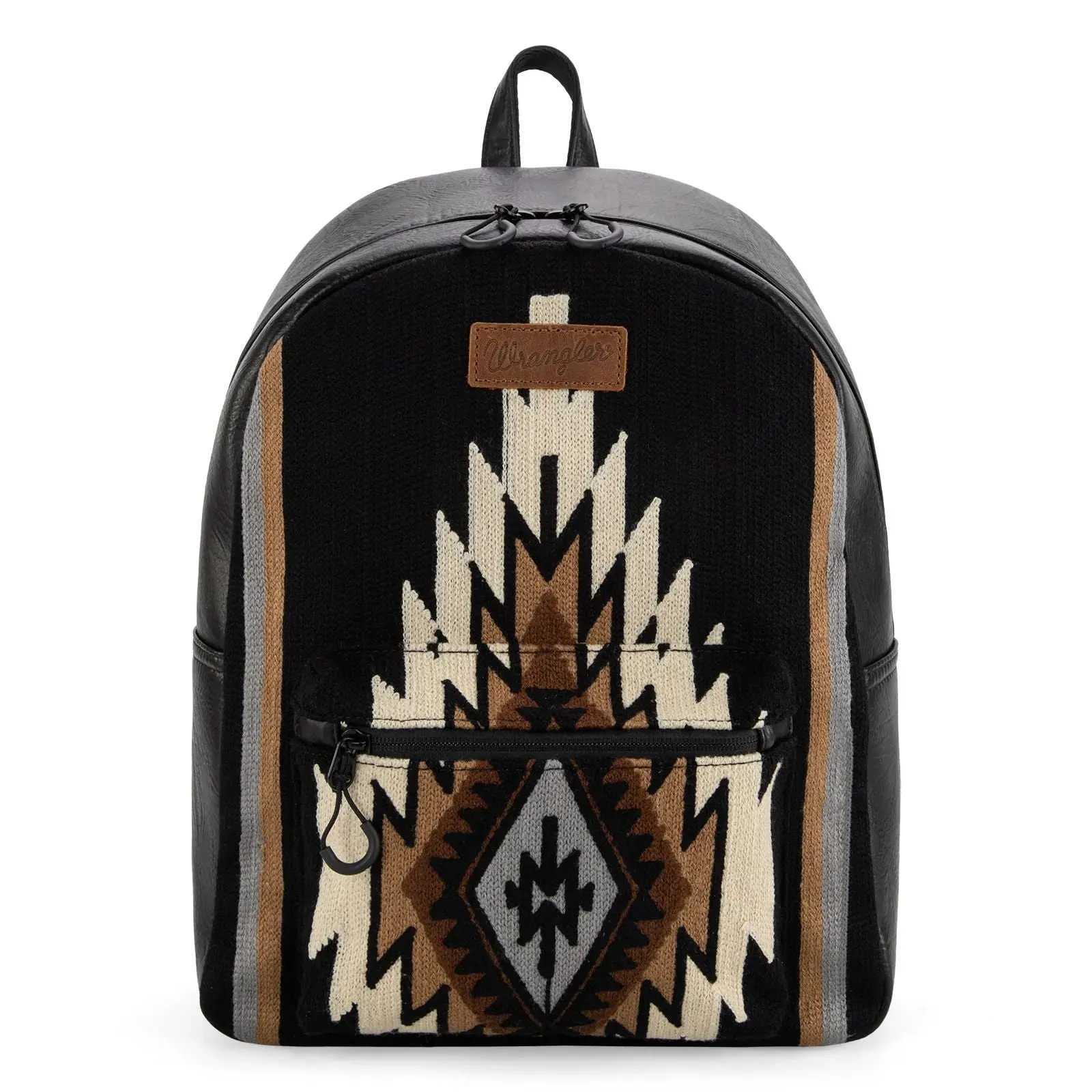 Wrangler Southwestern Knitted PU-Leather Backpack Wrangler Southwestern Knitted PU-Leather Backpack