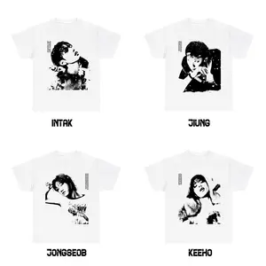 [P1Harmony Tee] [Size S-3XL full color] P1Harmony Duh! Members Graphic T-shirt, P1Harmony Utop1A Tour T-shirt, P1Harmony Sad Song Album Shirt, P1Harmony Theo, Jiung, Intak, Soul