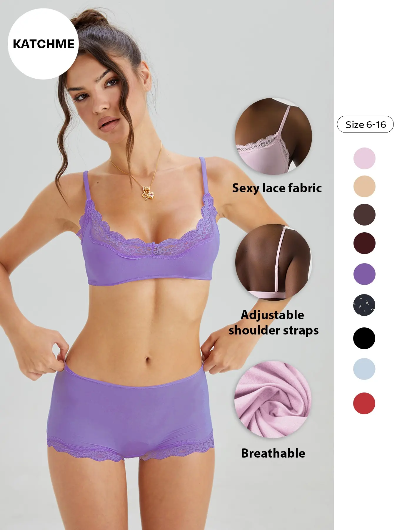 Lace Lingerie Set for Women, Sexy French Style Bra and Panty, Comfortable Home Wear, Elegant Underwear Collection - TikTok Shop Lace Lingerie Set for Women, Sexy French Style Bra and Panty, Comfortable Home Wear, Elegant Underwear Collection - TikTok Shop