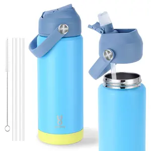【Yawbay】18oz Vacuum Insulated Tumbler with Straw & Handle, Large Car Coffee Mug, Double Wall Stainless Steel Thermos Bottle, BPA-Free Leakproof Drinkware - Perfect Graduation Christmas New Year Gift