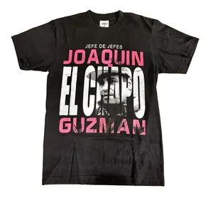 Vintage Joaquin "EL Chapo" Guzman "The Last Narco" Black Tee, Fashion Cotton, Full Size, Full Colors, For Women