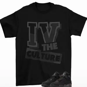 Culture Jordan 4 Black Cat Matching Sneaker Tee Shirt, Sweatshirt, Hoodie VMM2