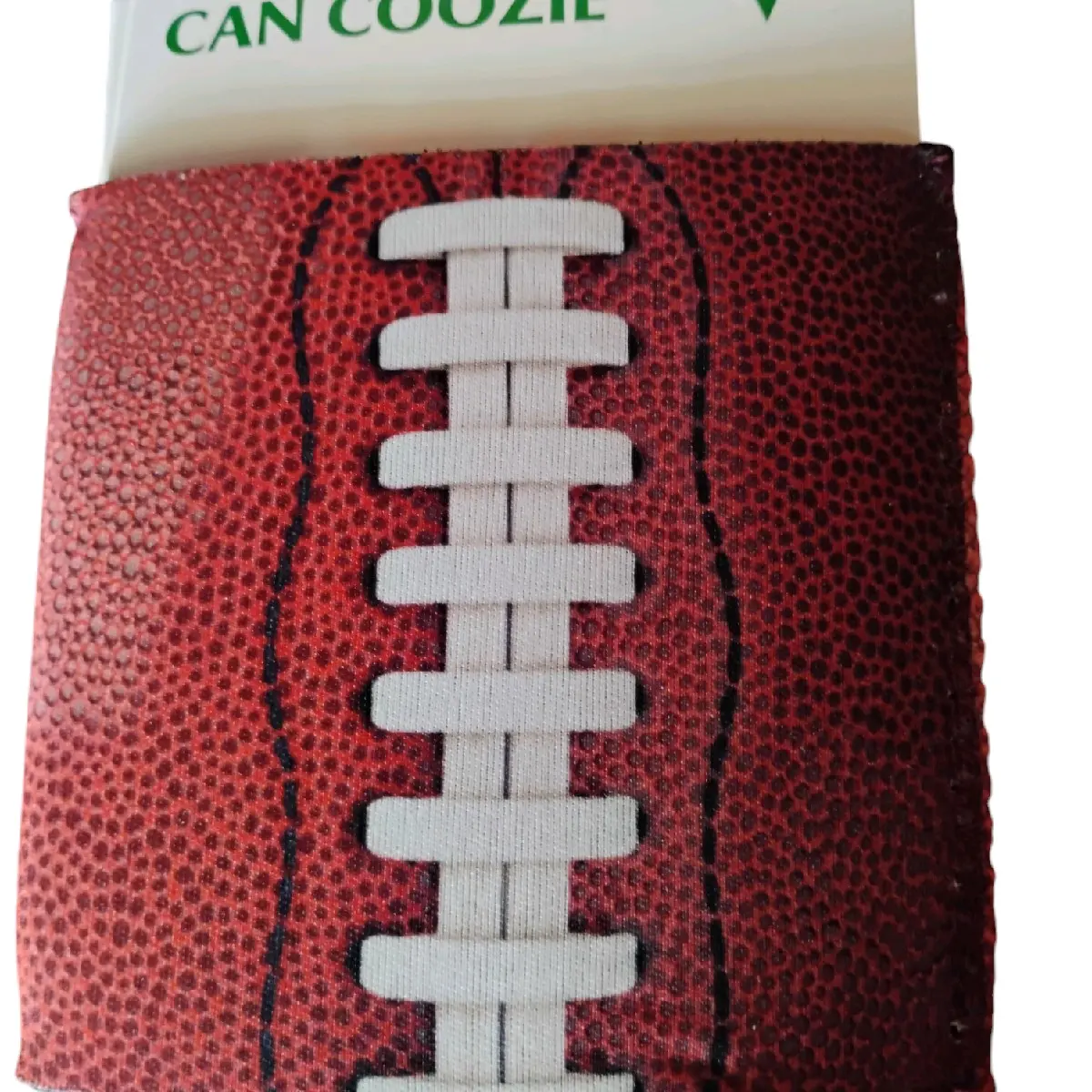 Football Themed Koozie for Beverages and Fizzy Drinks - Drinkware, Bottle