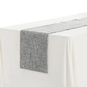 REGALWOVEN 1Pc Farmhouse Table Runners, Rustic Woven Dining Table Banner, Suitable for Home Decoration