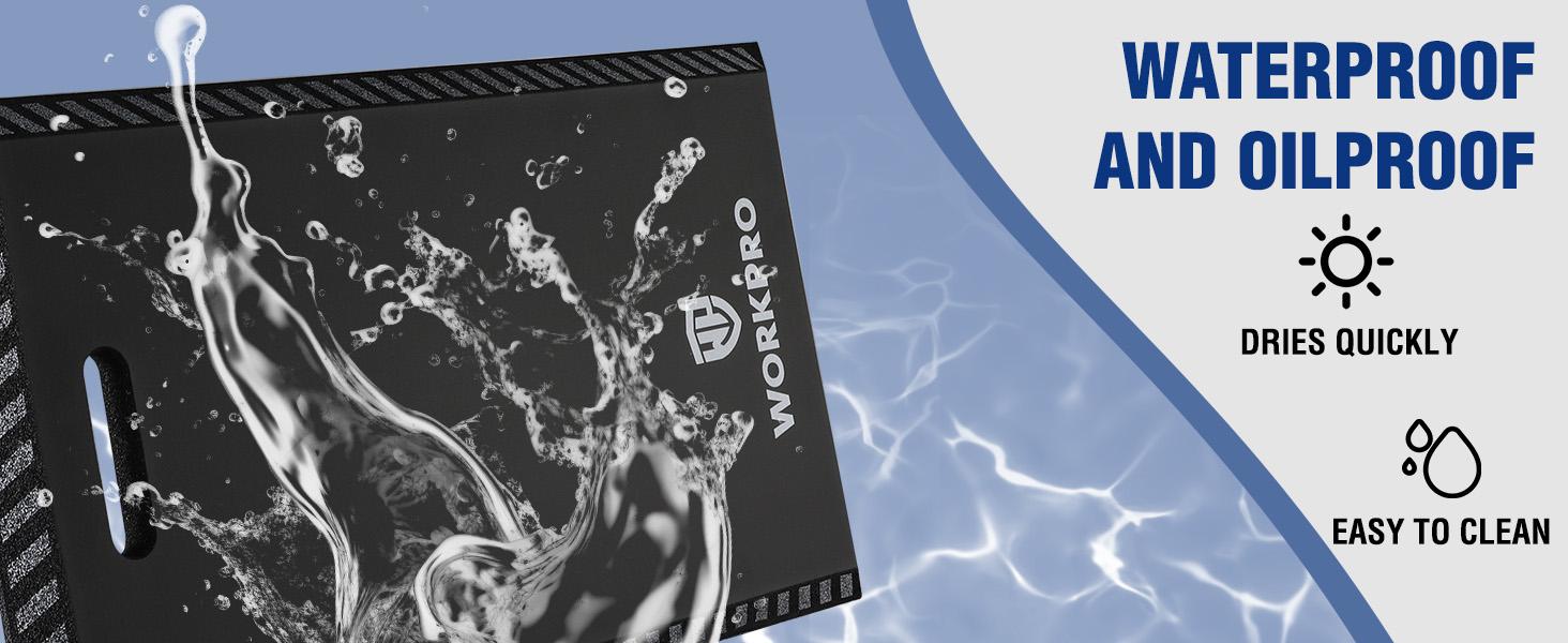 #SpringGlowUp WORKPRO Extra Thick Kneeling Pad, Soft Foam Knee Cushioning, Extra Large Foam Kneeler Mat for Auto-Repair, Gardening, Workout Supplies, 28 x 16 x 1.2in, Black