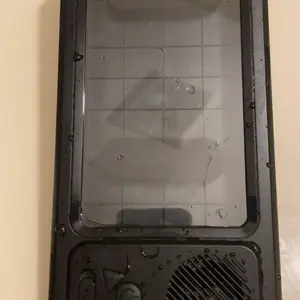 Waterproof box speaker, bathroom waterproof 360 ° rotating touch screen, Bluetooth speaker, watch movies, listen to music, phone holder Bluetooth speaker audio shower TV holder, swimming pool, kitchen, bathroom, sink