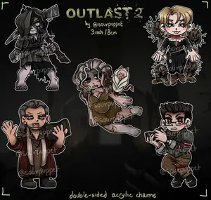 OUTLAST 2:  Double-Sided Acrylic Keychain!