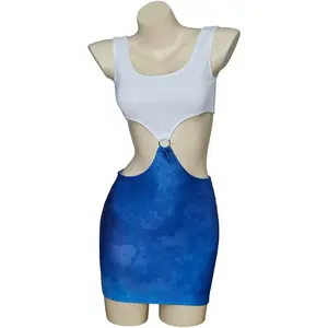 Pretty Woman Dress Cosplay Vivian Ward Costume Women's Sexy Crop Top Mini Skirt Outfit Halloween Uniform