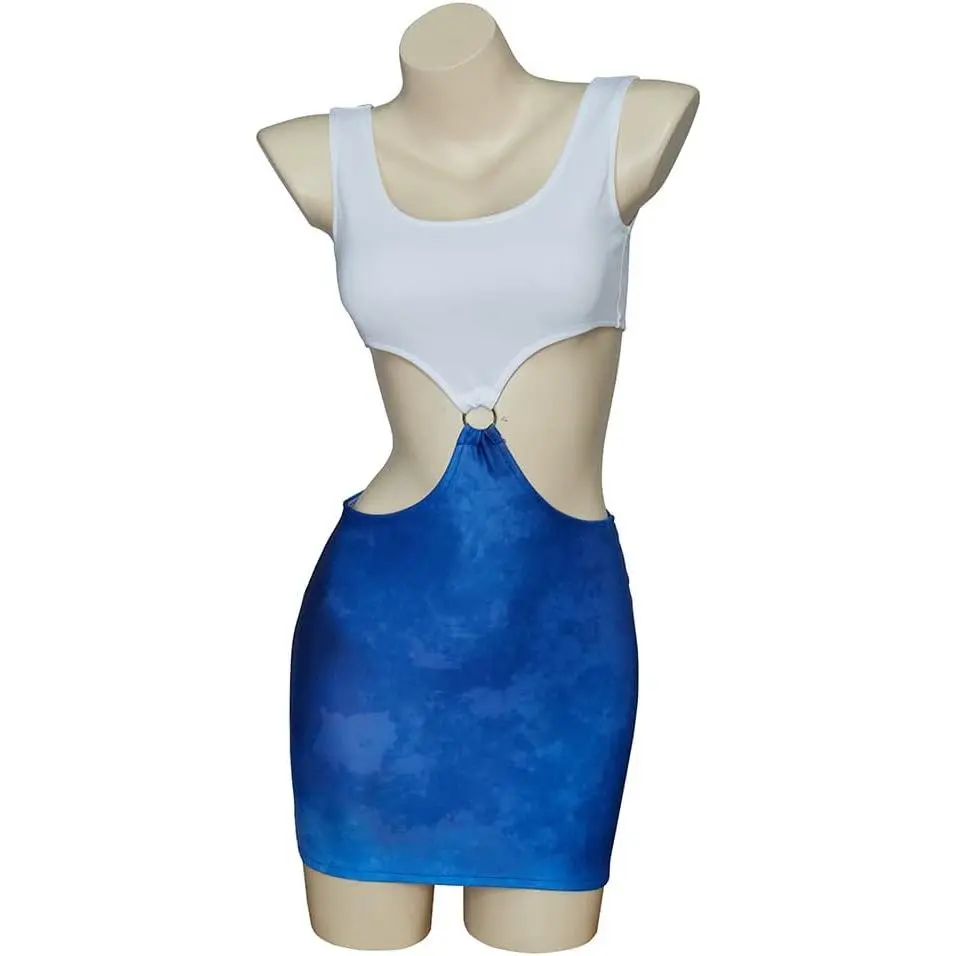 Pretty Woman Dress Cosplay Vivian Ward Costume Women's Sexy Crop Top Mini Skirt Outfit Halloween Uniform
