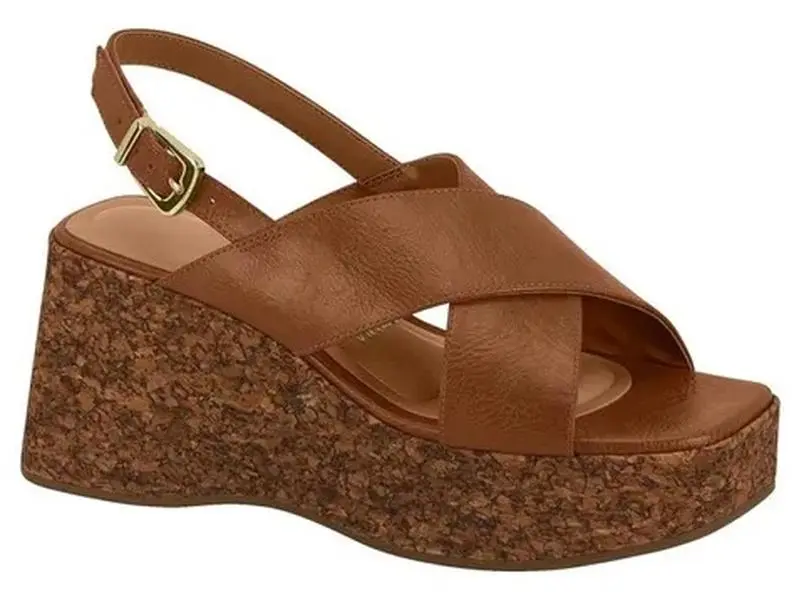 Vizzano Women's Chunky Platform Wedge Sandals, Chic Open-Toe Summer Walking Shoes, Lightweight Cushioned Antislip Women's Platforms & Wedge Sandals, Elegant Sandals, Flatform Sandals