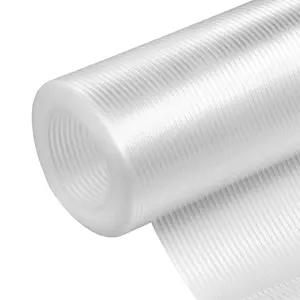 VEVOR Drawer and Shelf Liner for Kitchen Cabinet,  Non-Adhesive Non-Slip Thick Refrigerator Liners, Waterproof Shelf Paper, Cupboard Bathroom Drawer Mats, EVA Fridge Lining for Shelves, Clear, 23 FT