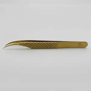 Golden Dolphin Isolation Tweezer - J Shape