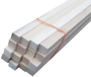 Alexandria Moulding 02801-R0036C1 1 x 36 in. Thunderbird Forest Poplar Dowels Square Hardwood Natural - pack of 4