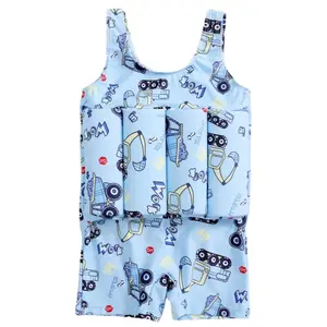 Infant And Child Floating Swimsuit, With Adjustable Buoyancy Buoyancy One-Piece Swimming Vest, One-Piece Floating Swimsuit, Suitable For Boys And Girls Water Sports Buoyancy Clothing, Summer Beach Sports Swimsuit