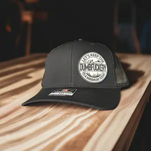 Tired of Dealing with BS? Grab this custom Richardson hat today with a white leather patch. Lets keep the dumb.... to a minimum today. Show off in style with a message with this funny Richardson hat.