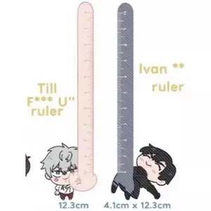 Alien Stage Stationery Tile ivan Alien Ruler High Appearance Student Learning Exam Measuring Tool