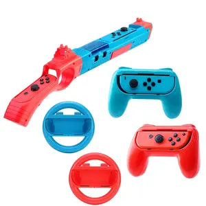 Game Console Accessories Set, Game Controller Grip, Game Console Joystick, Console Accessories for Nintendo Switch OLED Sports Game